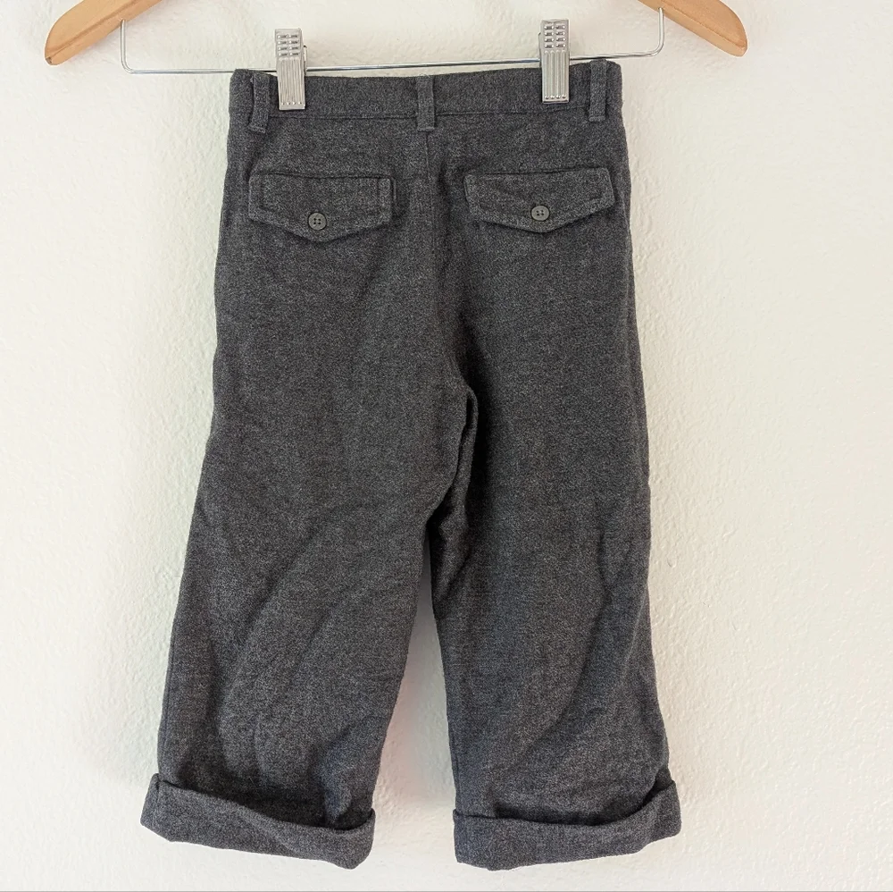 Kids Grey Casual Dress Pants